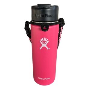 Hydro Flask 20oz Tumbler with Flip Top Lid and Hydro Cord Watermelon (Pink)